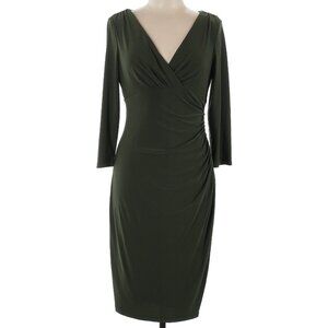 Ralph Lauren Dress Olive Green Size 10
